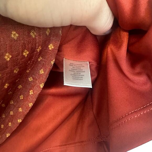 Christopher & Banks Floral Tank Shell Size medium - Picture 4 of 7